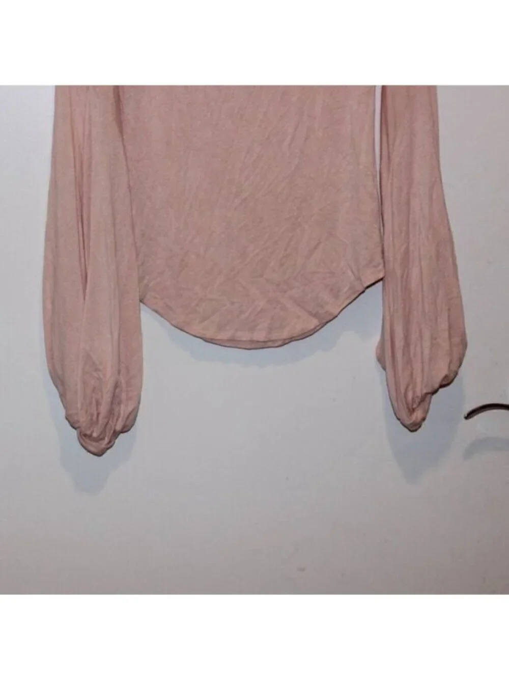 Free People dust pink Bell Sleeve Top Women's Size Medium